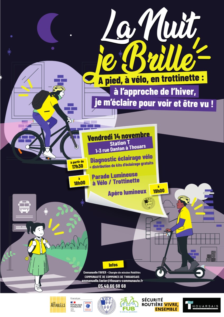 La nuit je brille, vendredi 14 novembre à Thouars