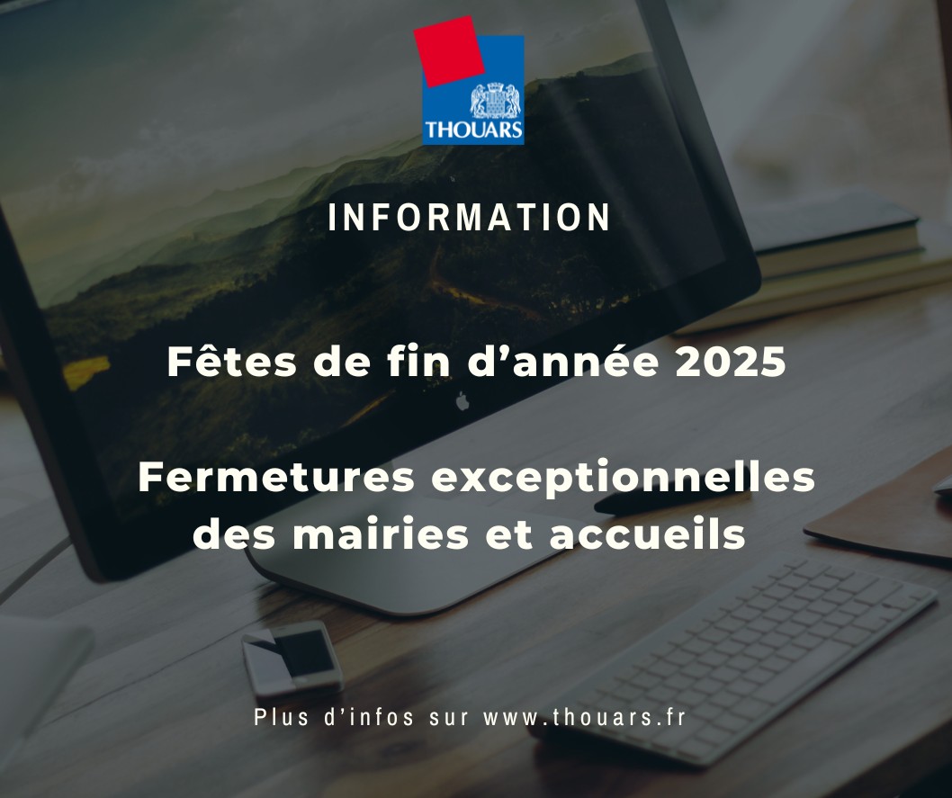 Fermetures exceptionnelles des mairies et accueils – Fêtes de fin d’année 2025