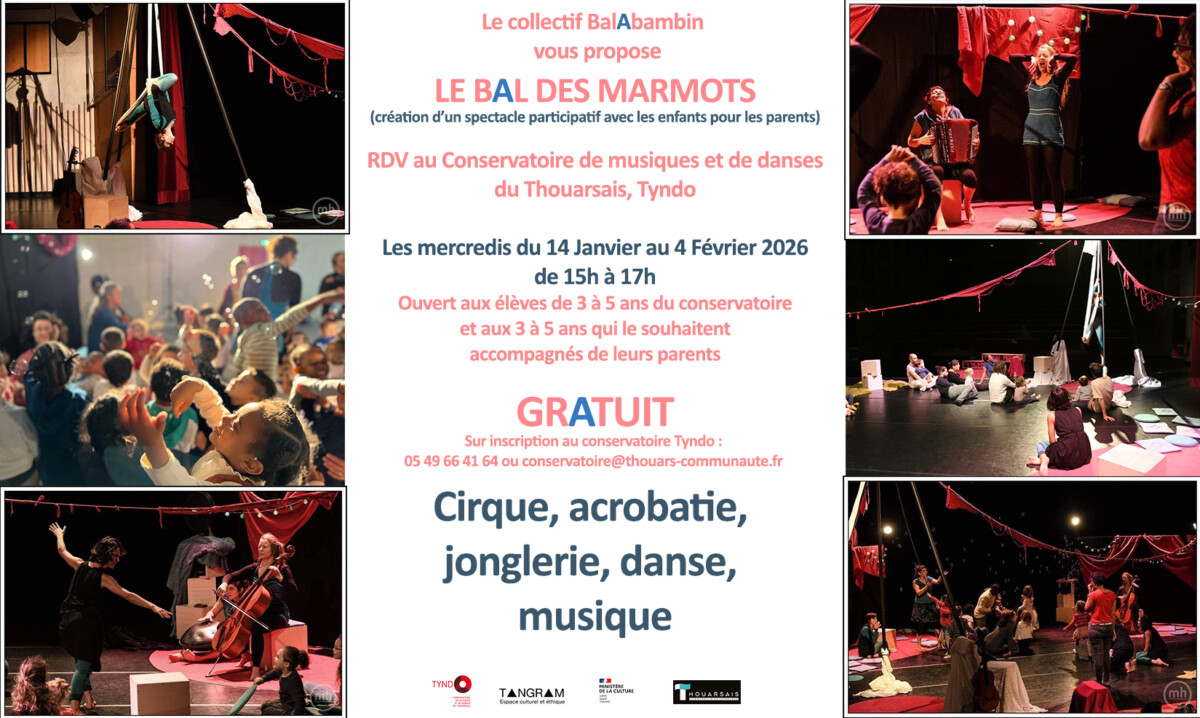 Participez au Bal des Marmots // Projet jeunes publics – pour les 3–5 ans