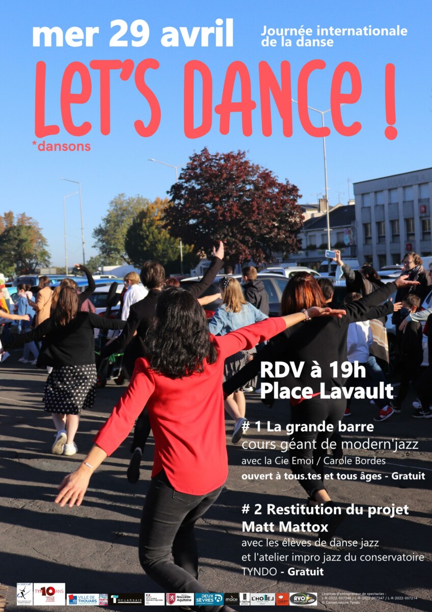 Let’s dance ! Rendez-vous le 29 avril place Lavault