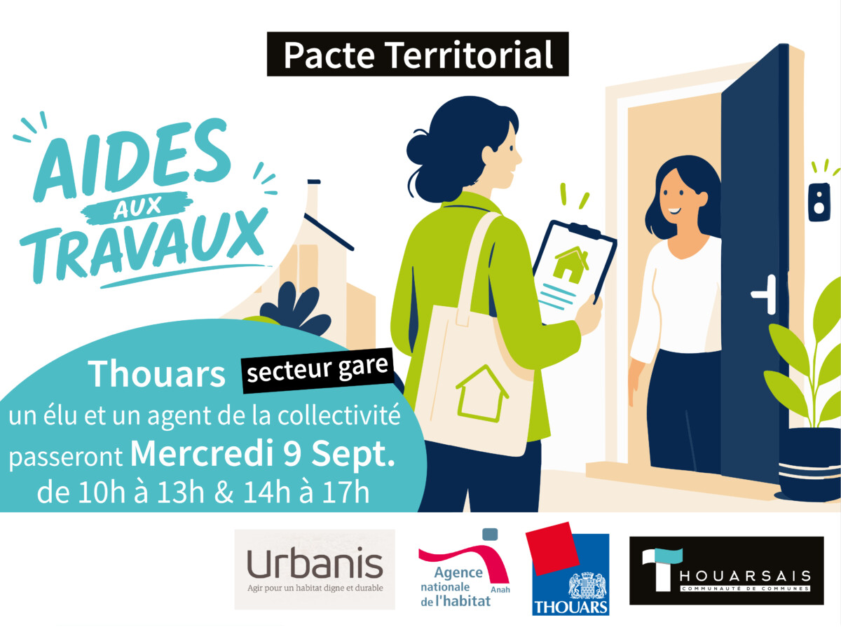Aides aux travaux : la Communauté de Communes du Thouarsais à votre rencontre